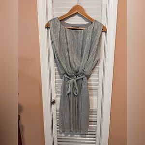 Vintage silver mini dress (great for New Years)